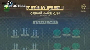 تعرف على موعد مباراة الأهلي والشباب اليوم في دوري روشن السعودي 2025 والقنوات الناقلة مباشرة